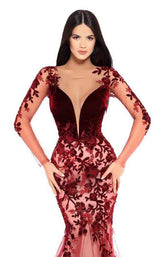 Tarik Ediz 93656 Burgundy