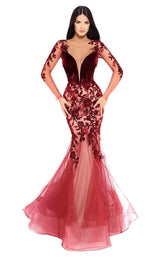 Tarik Ediz 93656 Burgundy
