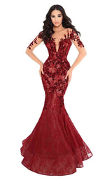 Tarik Ediz 93669 Burgundy