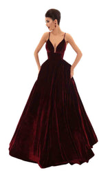 Tarik Ediz 93698 Burgundy