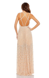 Mac Duggal 93701 Nude/Silver