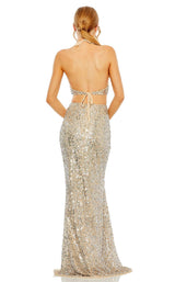 Mac Duggal 93977 Nude/Silver
