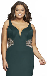 Faviana 9448 Dark Green