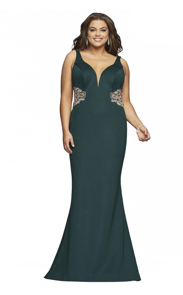 Faviana 9448 Dark Green