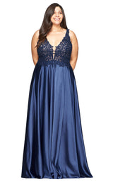 Faviana 9494 Navy