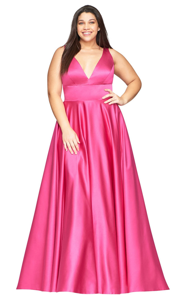 Faviana 9496 Hot Pink