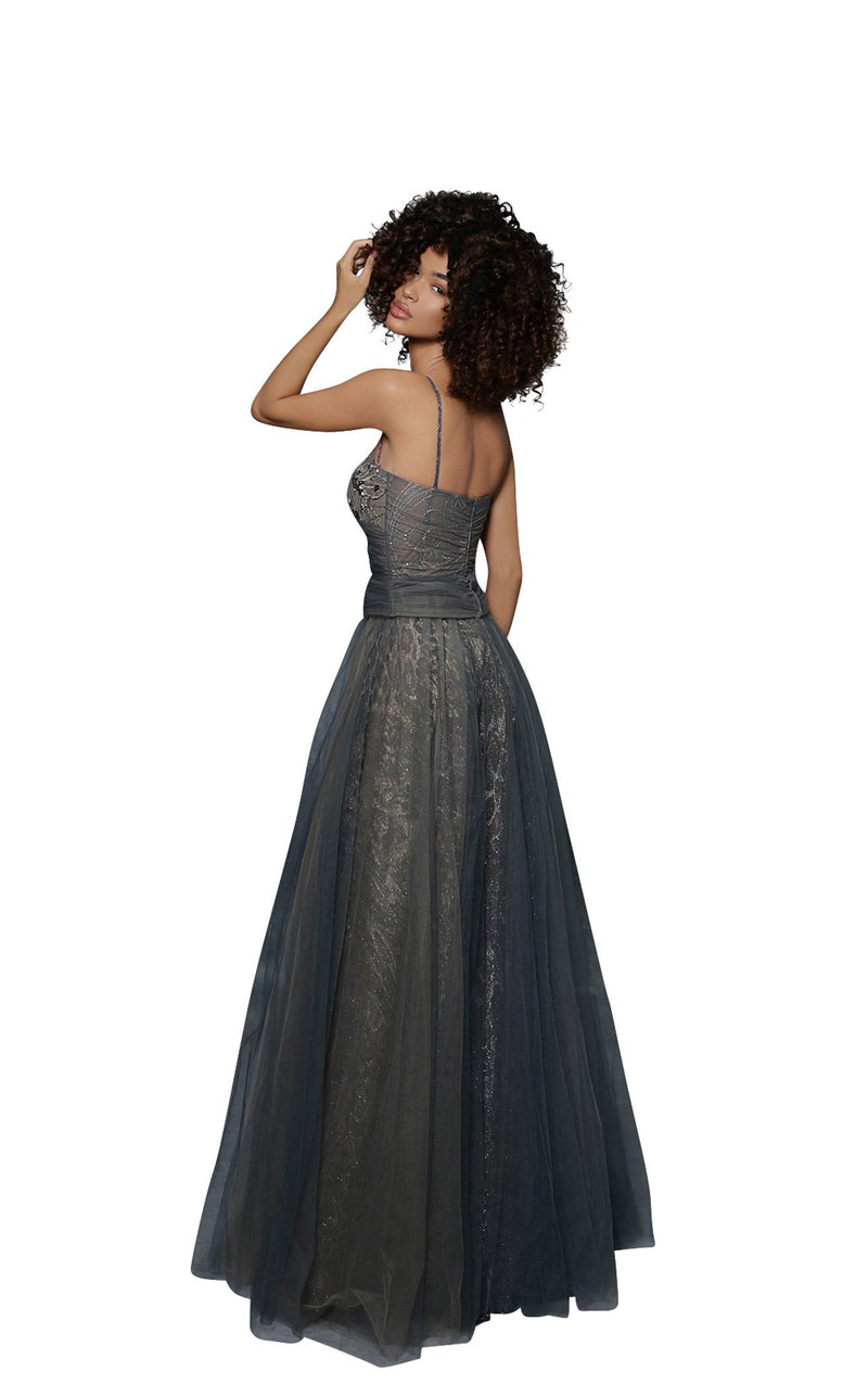 Tarik Ediz 96002 Almondine-Smoke-Blue