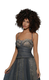 Tarik Ediz 96002 Almondine-Smoke-Blue