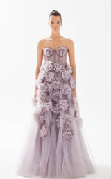 Tarik Ediz 98239 Woodrose-Lilac-Blue Lilac-Blue-Woodrose