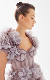 Tarik Ediz 98320 Woodrose-Lilac-Blue Lilac-Blue-Woodrose