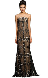 Jovani 99306 Black-Nude