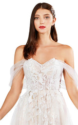 Andrea and Leo A0822 Dress Off-White-Nude