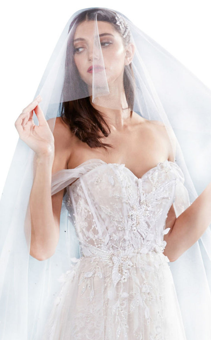 Andrea and Leo A0822 Dress Off-White-Nude