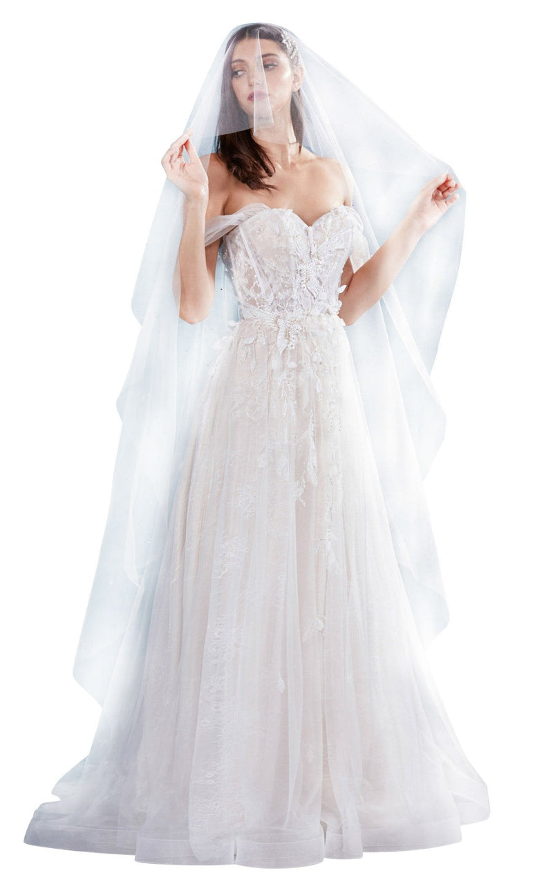 Andrea and Leo A0822 Dress Off-White-Nude