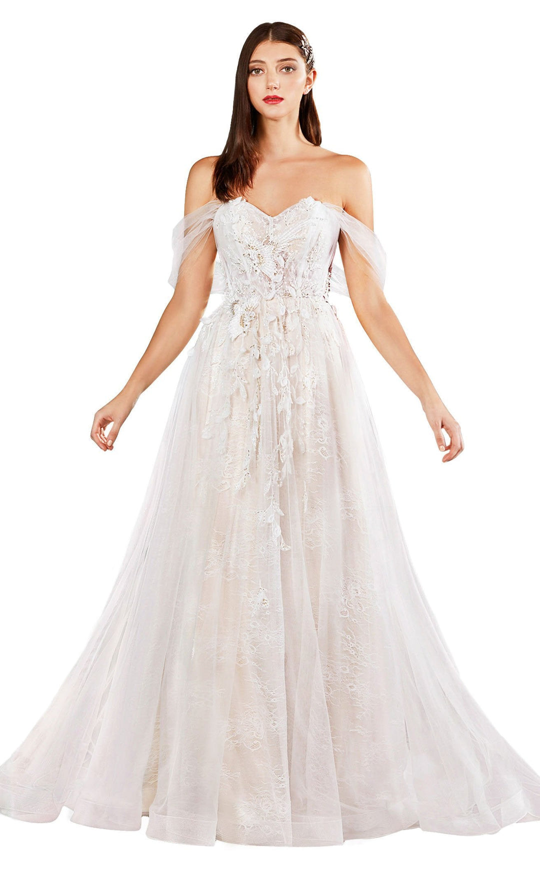 Andrea and Leo A0822 Off White/Nude