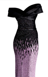 Janique A18375 Mauve-Black