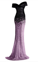 Janique A18375 Mauve-Black