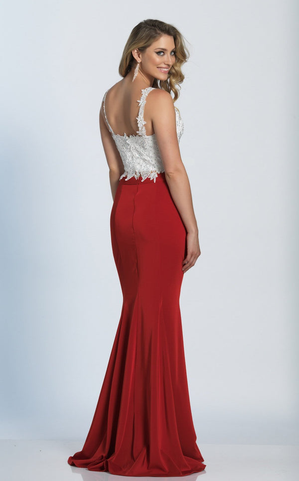 Dave and Johnny A4882 Red/Ivory