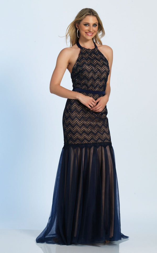 Dave and Johnny A4994 Navy Blue