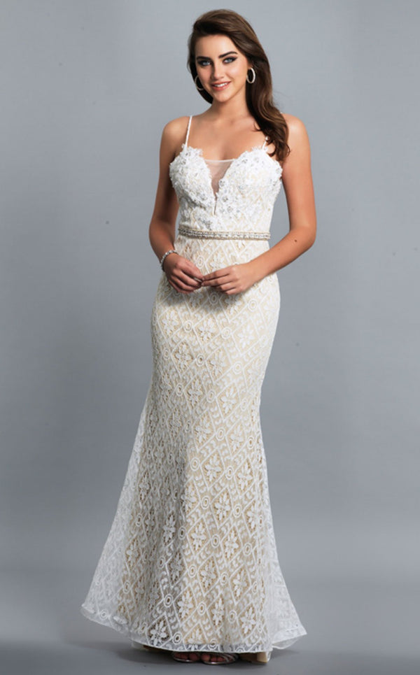 Dave and Johnny A6911 Ivory/Nude