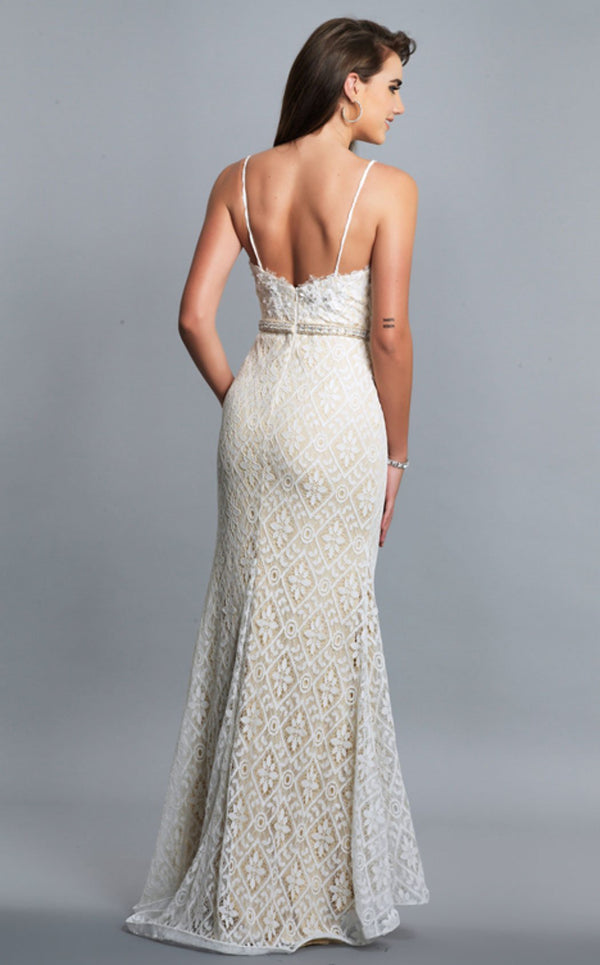 Dave and Johnny A6911 Ivory/Nude