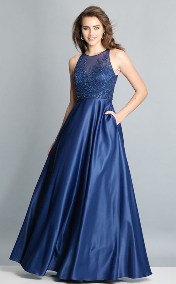 Dave and Johnny A7564 Navy Blue