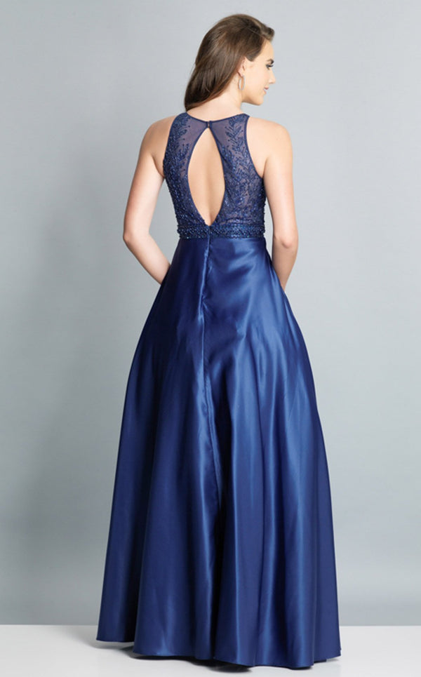 Dave and Johnny A7564 Navy Blue