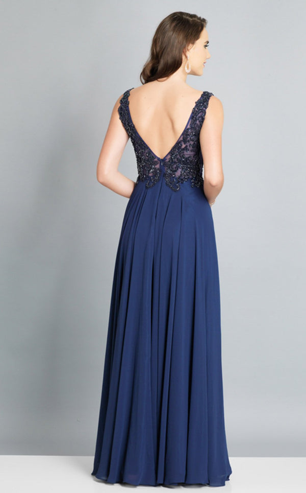 Dave and Johnny A7868 Navy Blue