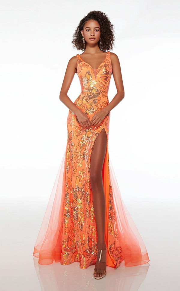 Orange Designer Dress for Any Occasion