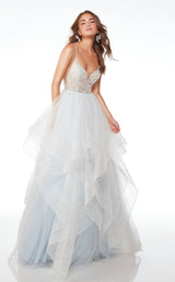 Alyce 61672 Diamond White/Light Blue