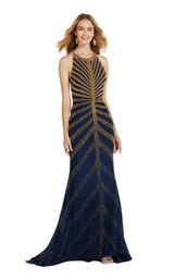 Alyce 2600 Navy/Gold