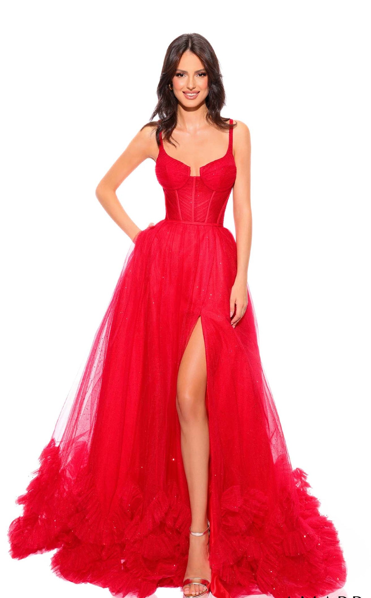 open lace back dress Long Formal Dress 88348 by Amarra