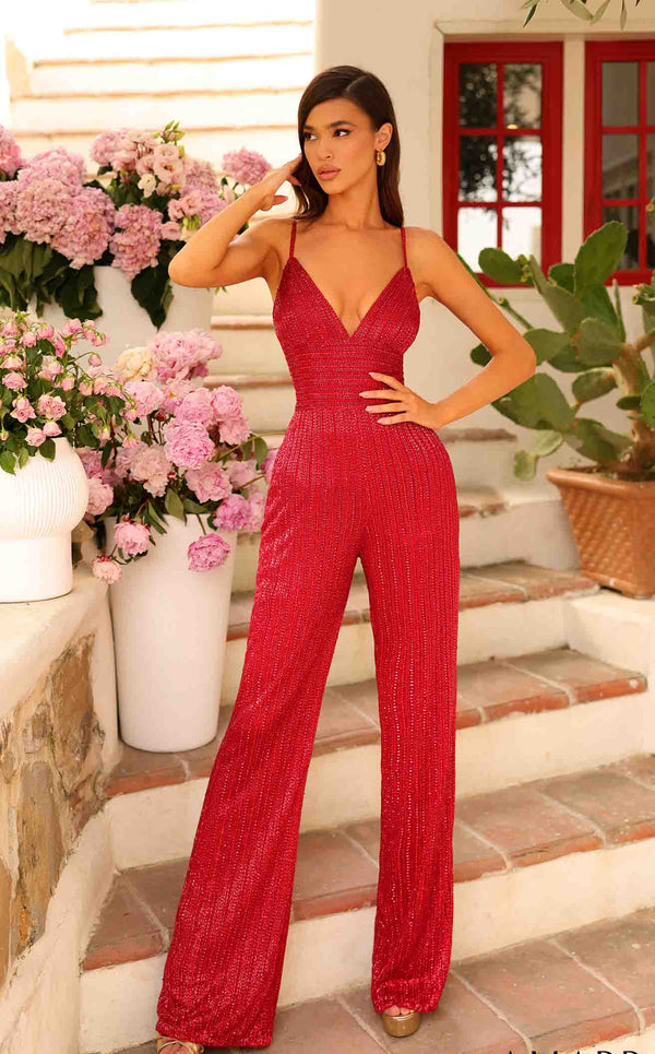 Amarra 94042 Jumpsuit Red