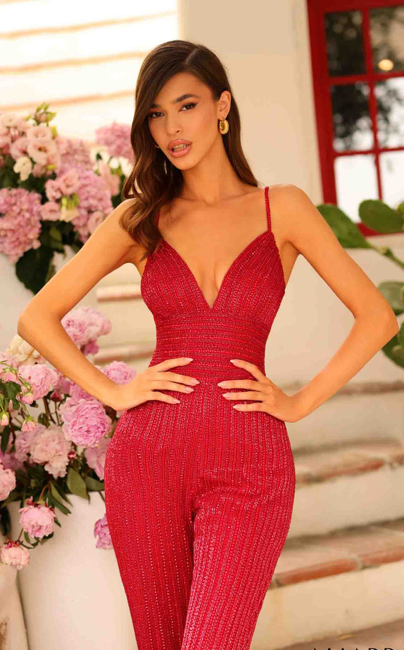Amarra 94042 Jumpsuit Red