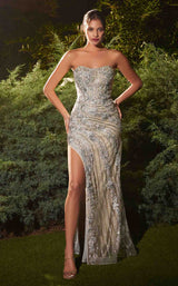 Andrea and Leo A1256 Silver/Nude