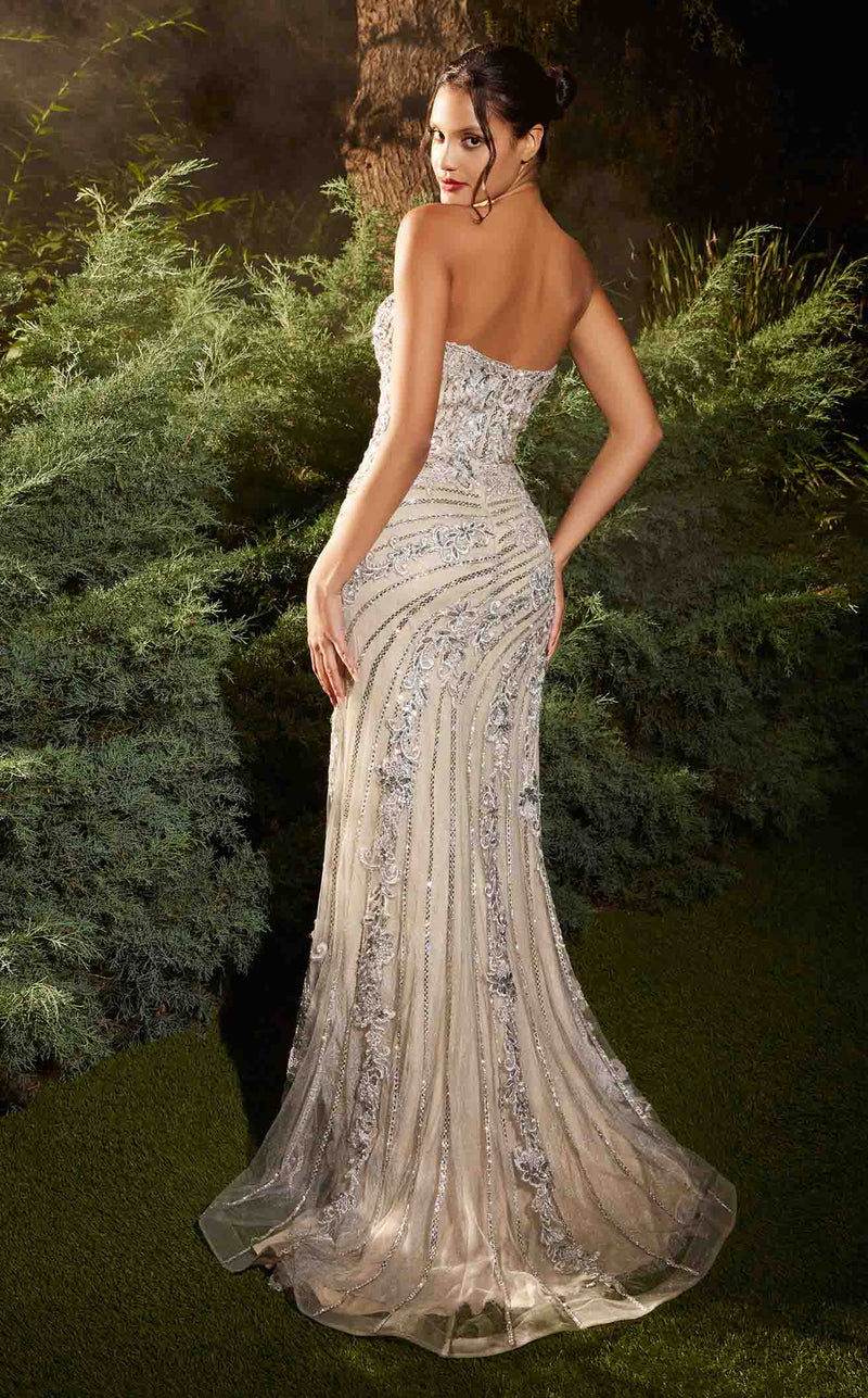 Andrea and Leo A1256 Silver/Nude