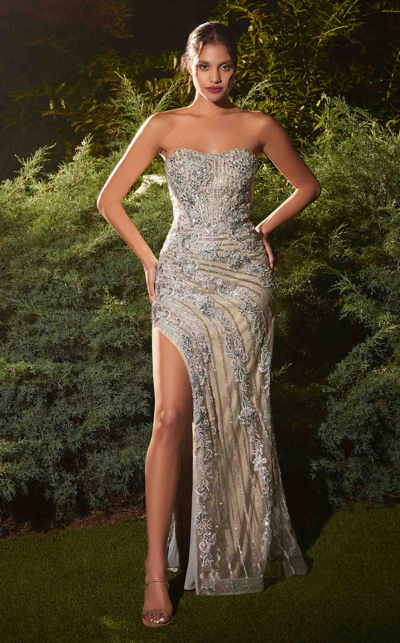 Andrea and Leo A1256 Silver/Nude