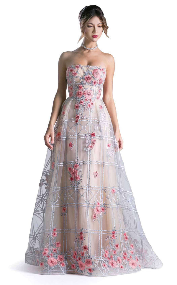 Andrea and Leo 7056 Coral/Nude