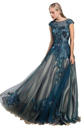 Andrea and Leo A0081 Teal