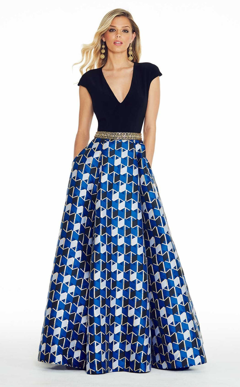 Ashley Lauren 1268 Black Multi