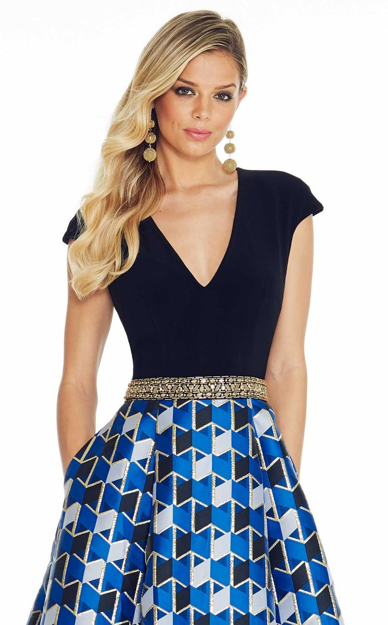 Ashley Lauren 1268 Black Multi