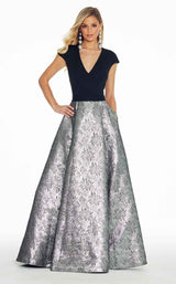 Ashley Lauren 1308 Black-Pewter