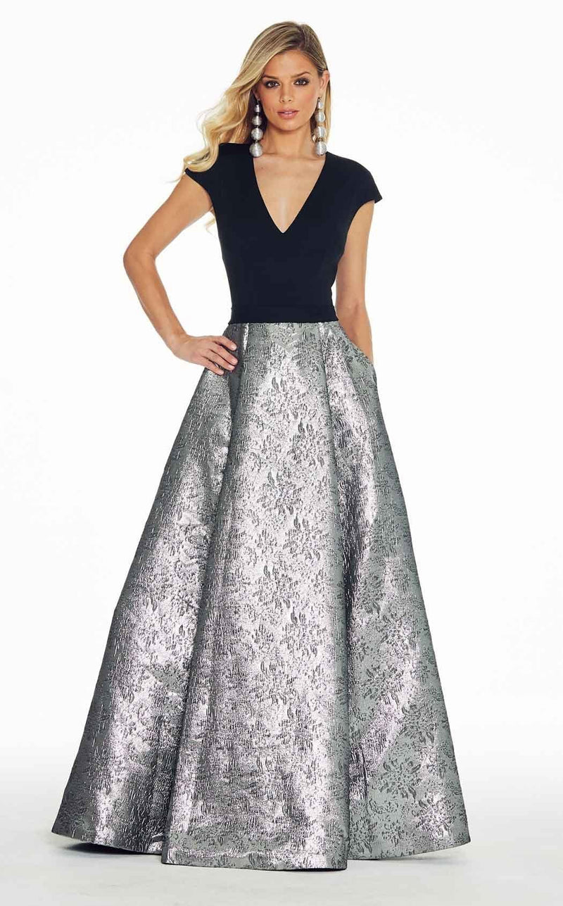 Ashley Lauren 1308 Black-Pewter