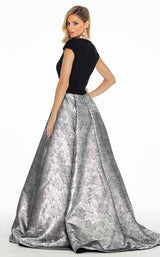 Ashley Lauren 1308 Black-Pewter