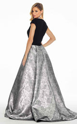 Ashley Lauren 1308 Black-Pewter