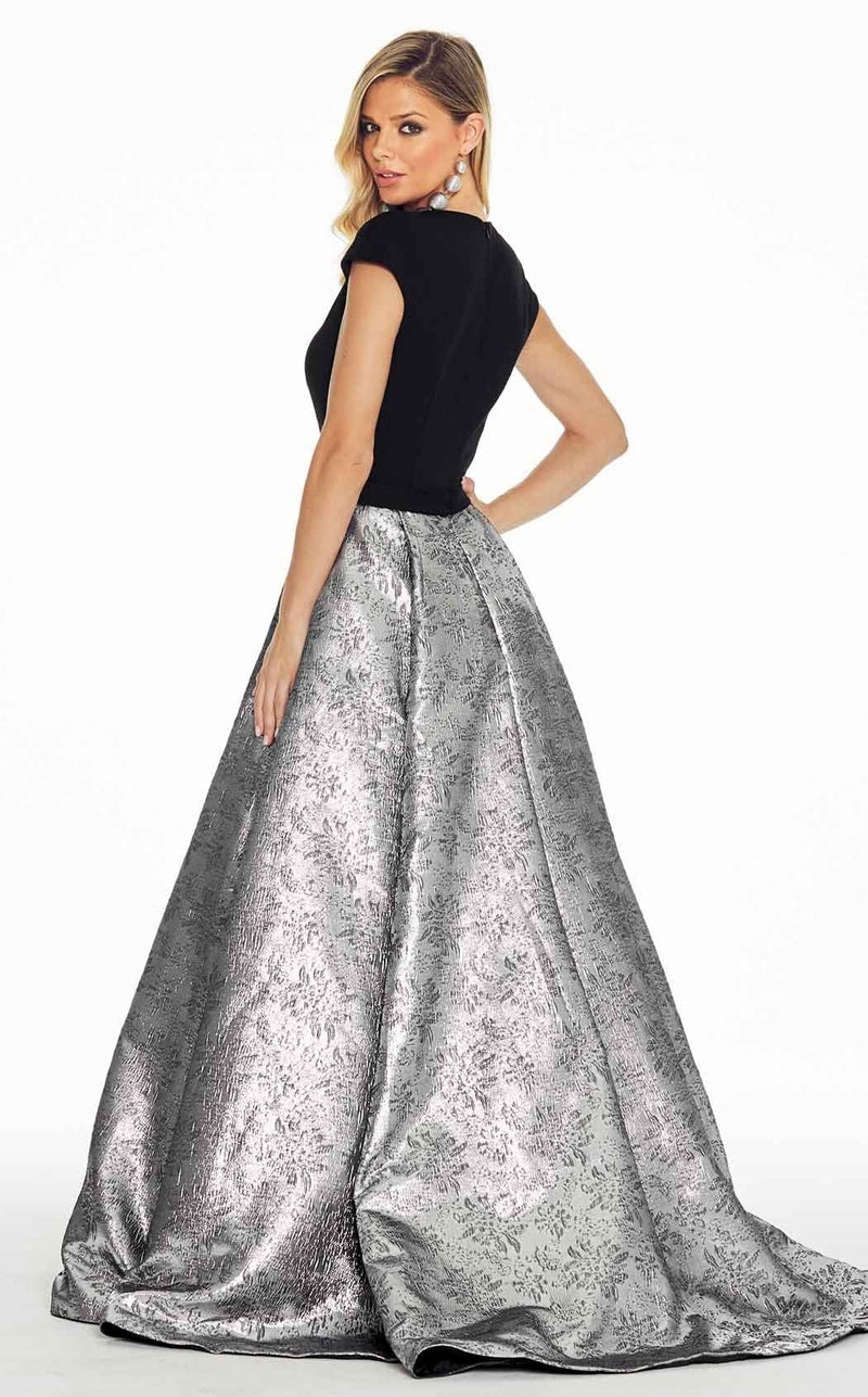 Ashley Lauren 1308 Black-Pewter