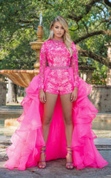 Ava Presley 28595 Jumpsuit Neon-Pink