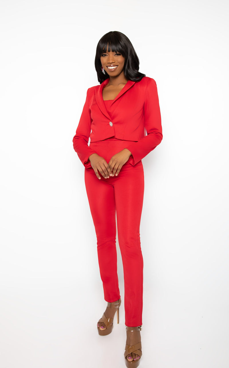 Ava Presley 38564 Jumpsuit Red