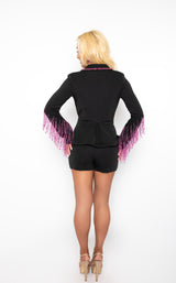 Ava Presley 38573 Jumpsuit Black-Hot-Pink