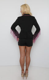 Ava Presley 38573 Jumpsuit Black-Hot-Pink